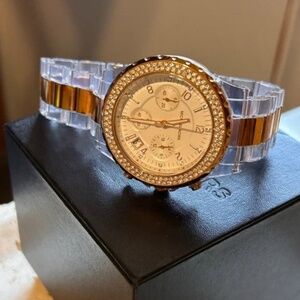 MICHAEL KORS MK6347 ROSE GOLD TONE CHRONOGRAPH NIB